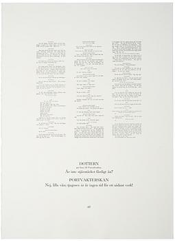 Lena Cronqvist, Untitled, from the portfolio: “August Strindberg, A Dream Play”.