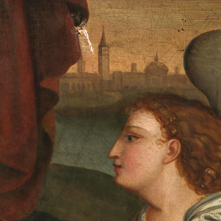 TIZIAN, hans art, olja på duk, ej signerad.