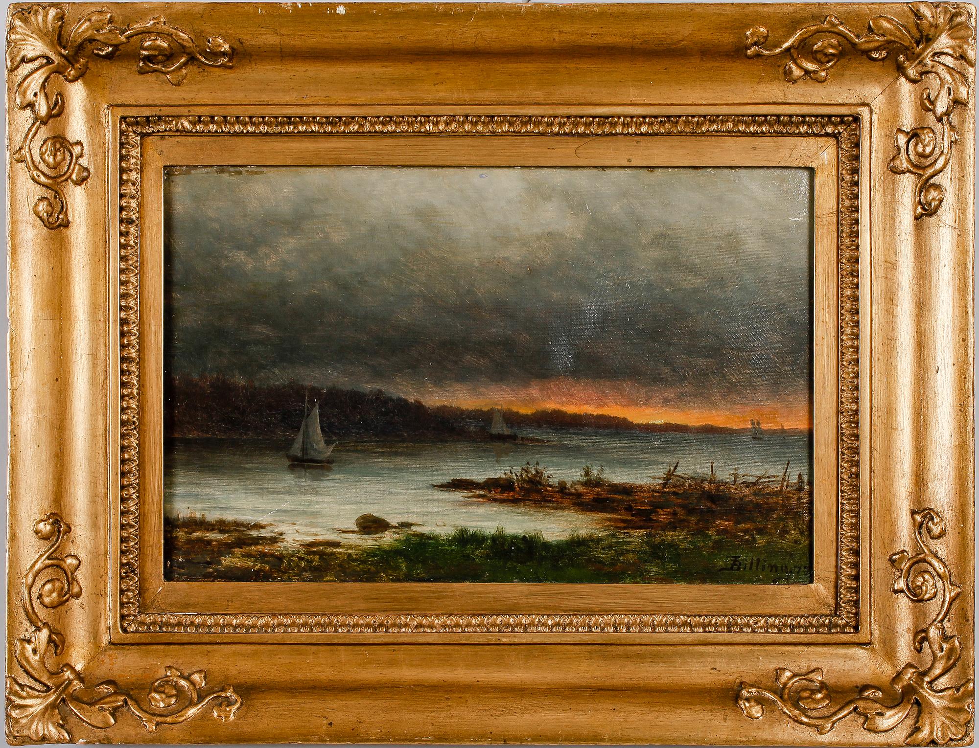 THEODOR BILLING, olja på duk, signerad.