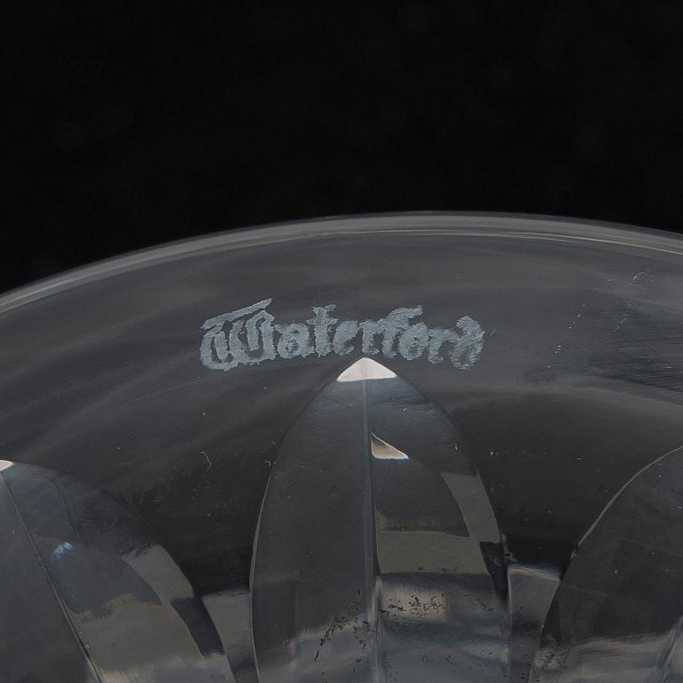 Jälkiruokamaljoja, 12 kpl, kristallia, Waterford 1900-luvun loppu.