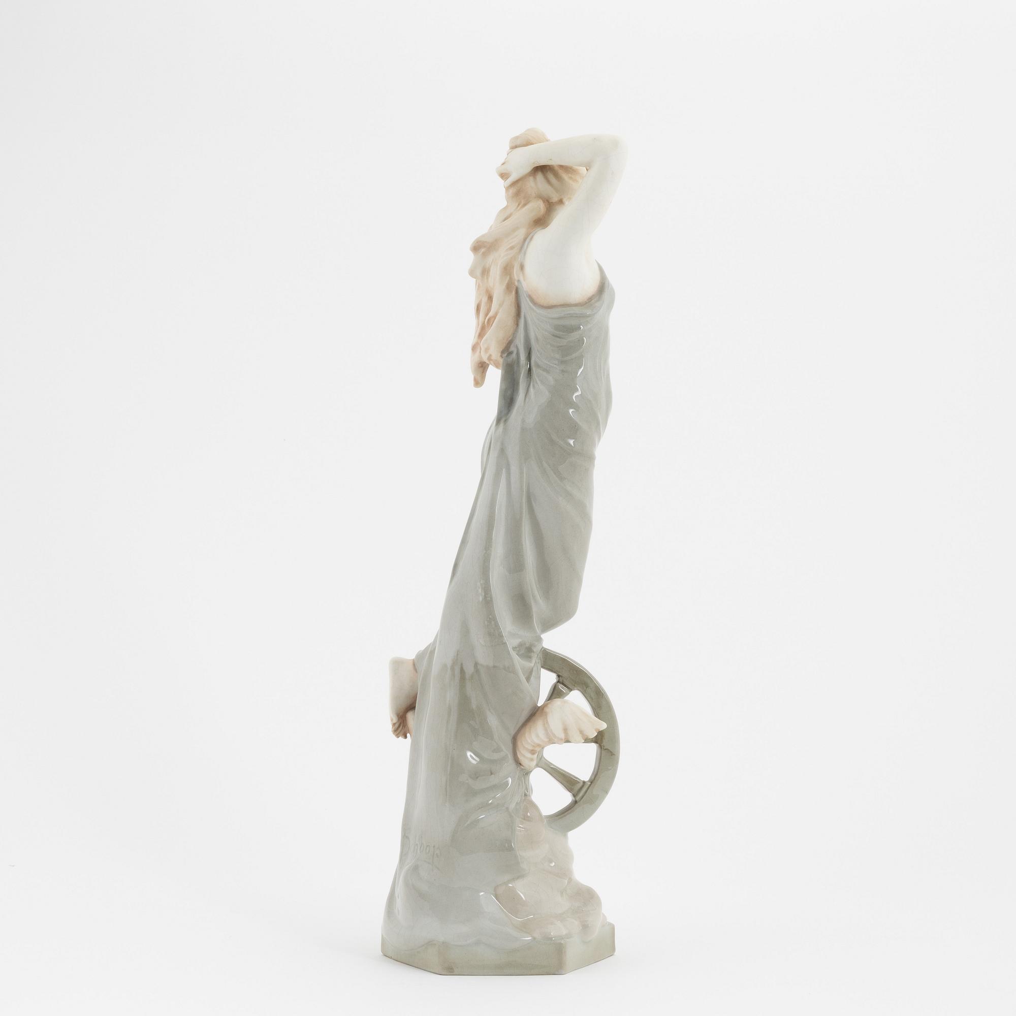 Theodore Schoop Bernard Bloch, a ceramic Art Nouveau figurine, early 20th Century.