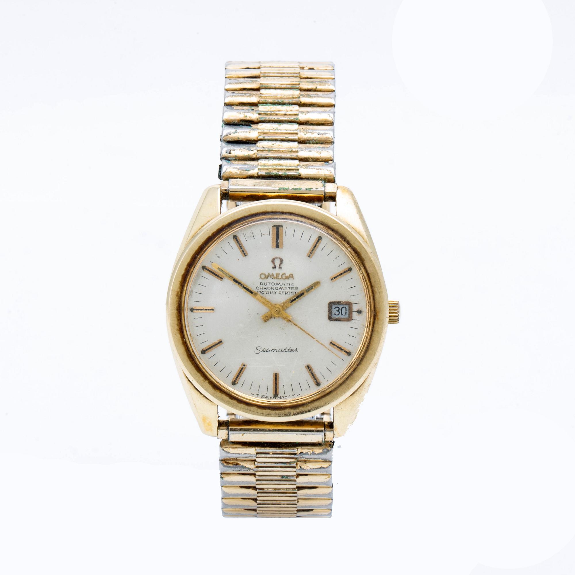 Omega, Seamaster, armbandsur, 36,5 mm.
