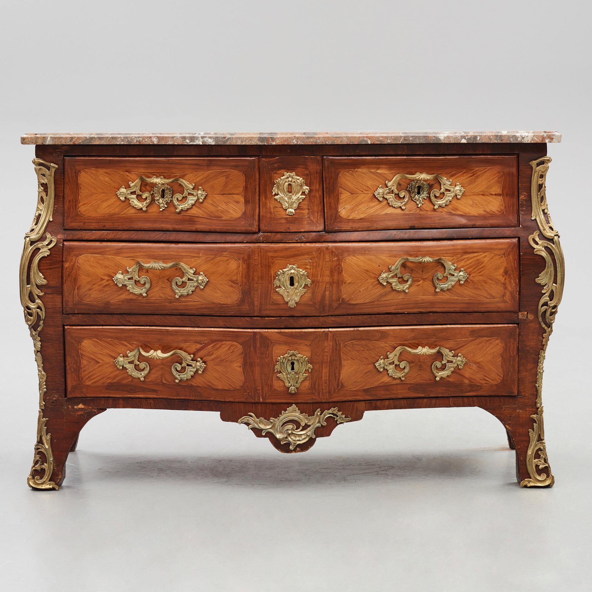 Byrå, Frankrike, 1700-talets mitt, Louis XV.
