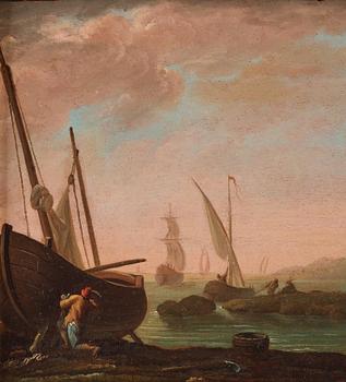 Johan Sevenbom Attributed to, Costal landscapes (a pair).