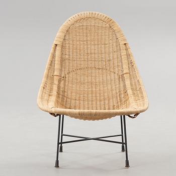 KERSTIN HÖRLIN-HOLMQUIST, fåtölj, "Stora Kraal", Nordiska Kompaniets Verkstäder, 1950-tal.