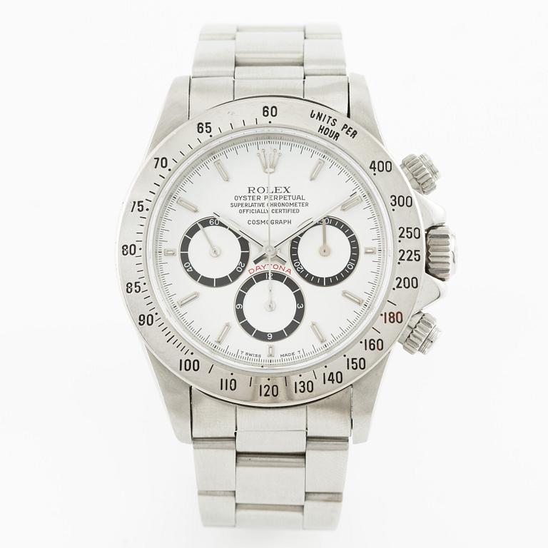 Rolex, Daytona, "Floating Cosmograph", "Inverted 6", "225 Bezel", "Zenith", chronograph, wristwatch, 40 mm.