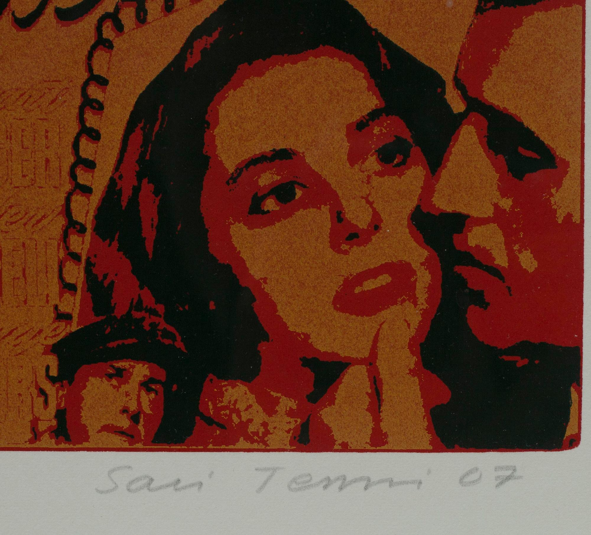 SARI TENNI, litografi, 22/75, sign. och dat. 2007.