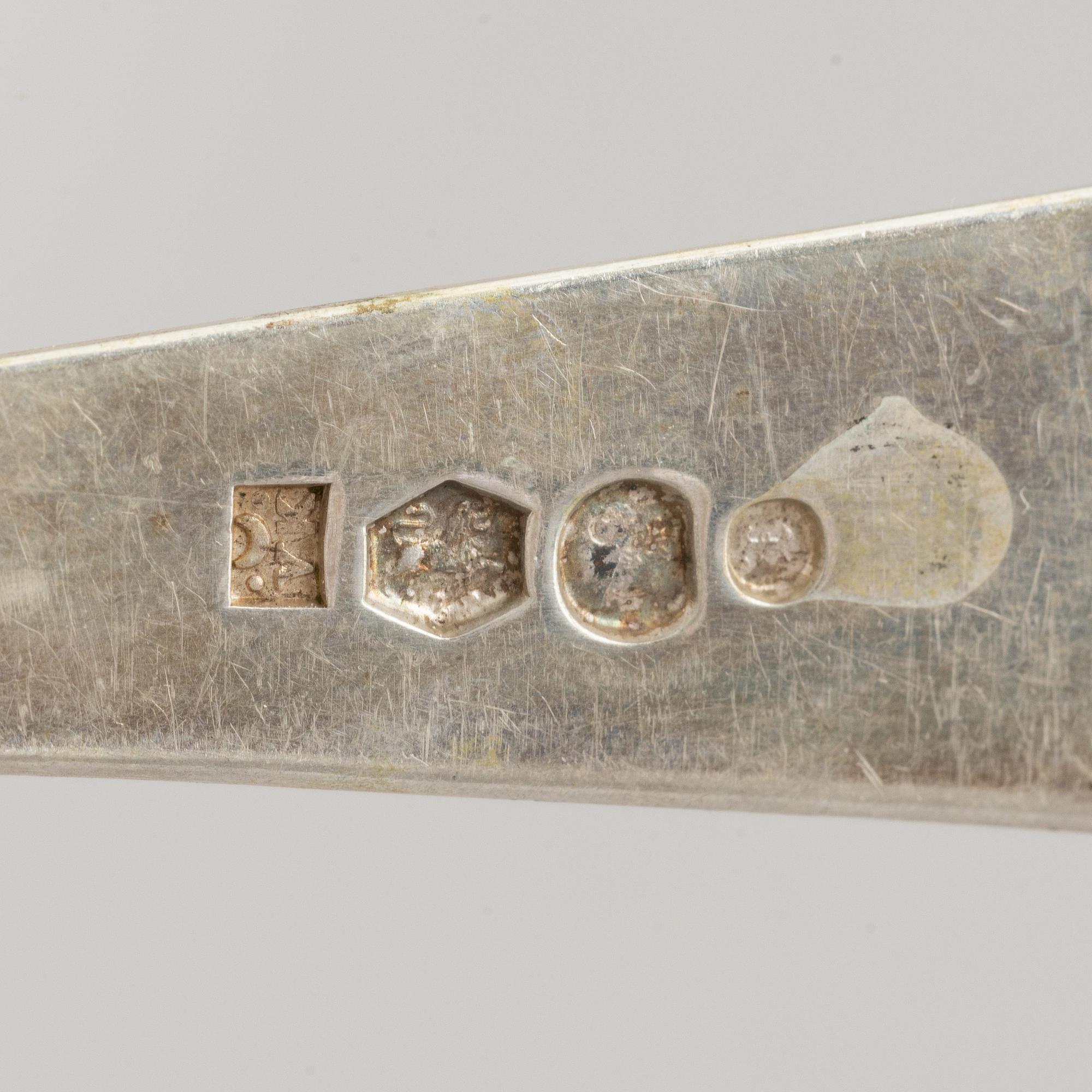 A Dutch Silver Cutlery Set, mark of J.M. van Kempen & Zn., Voorschoten 1906-07, (24 pieces).
