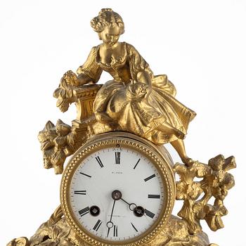 A mantle clock, second half of the 19th Century.