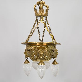 Kattokruunu, 1900-luvun alku.