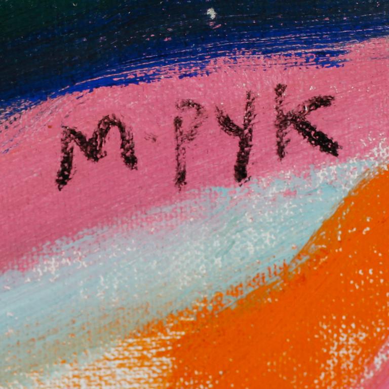 MADELEINE PYK, olja på duk, signerad.