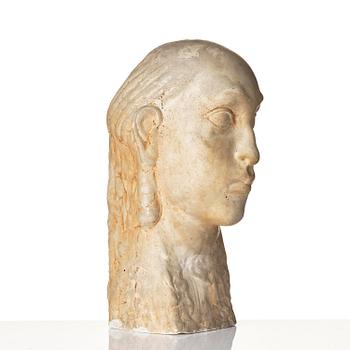 Axel Eriksson (19th/20th century), "Dekorativt huvud" ("Decorative Head").