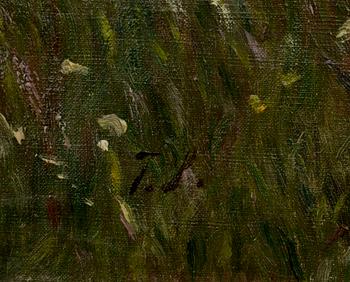 OKÄND MÄSTARE (FINLAND) , olja på duk, signerad T.S.