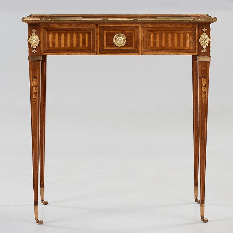 A Gustavian late 18th century table by Georg Haupt (not signed), master 1770.