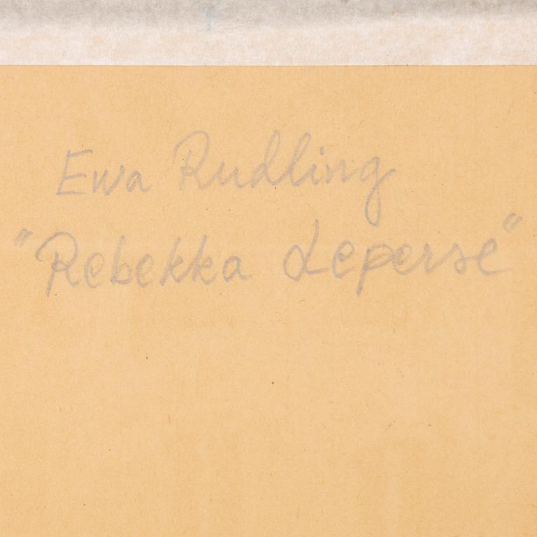 Ewa Rudling, "Rebekka Leperse, Fointableau", 1975.