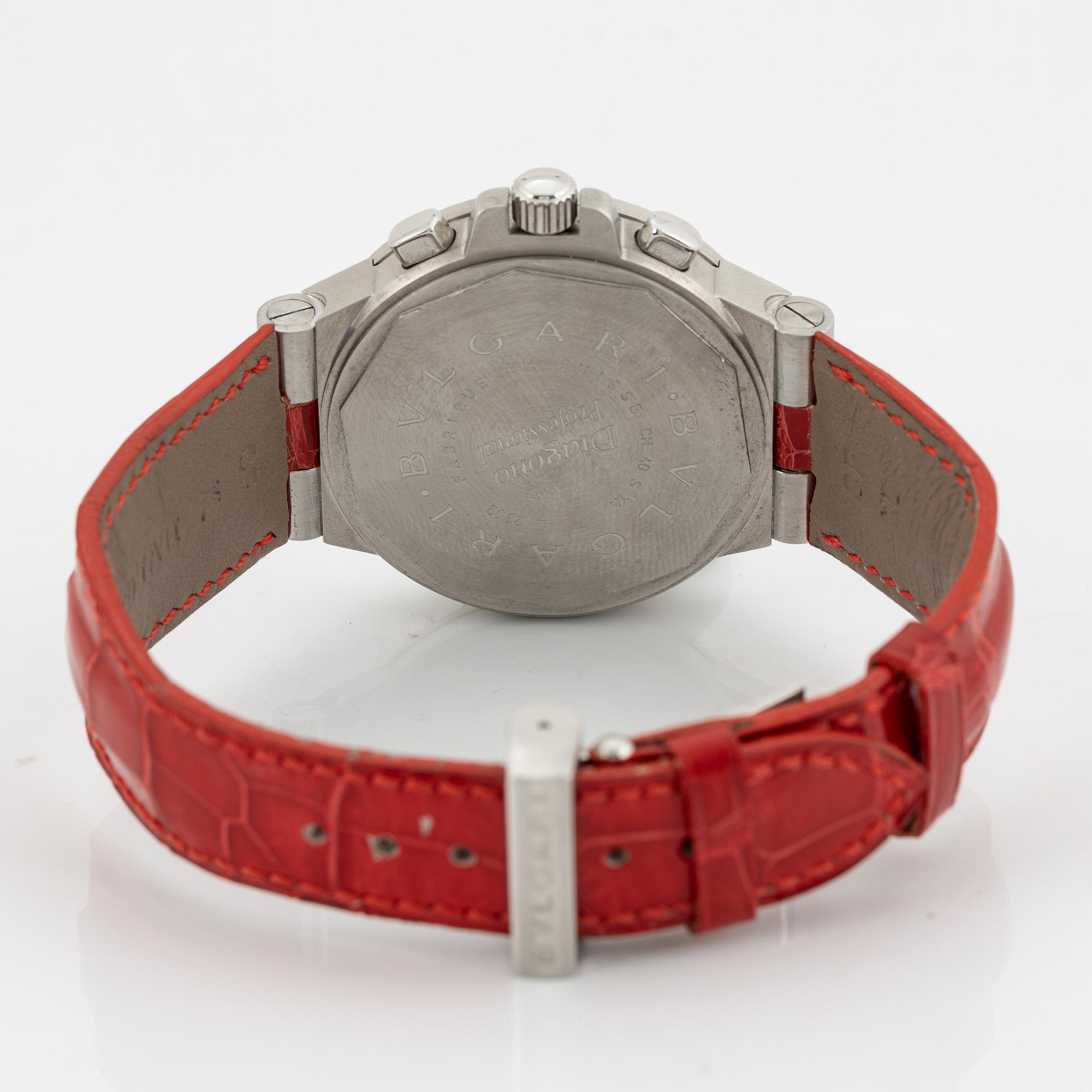 Bulgari, Diagono Chronograph, wristwatch, 40 mm.