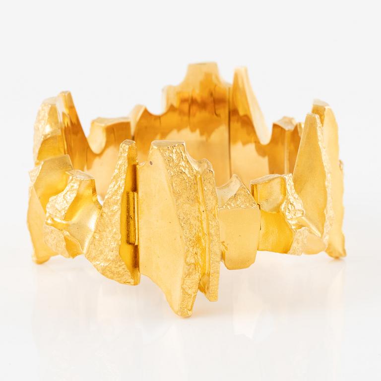 Björn Weckström bracelet 18K gold "Bear Tooth", for Lapponia.