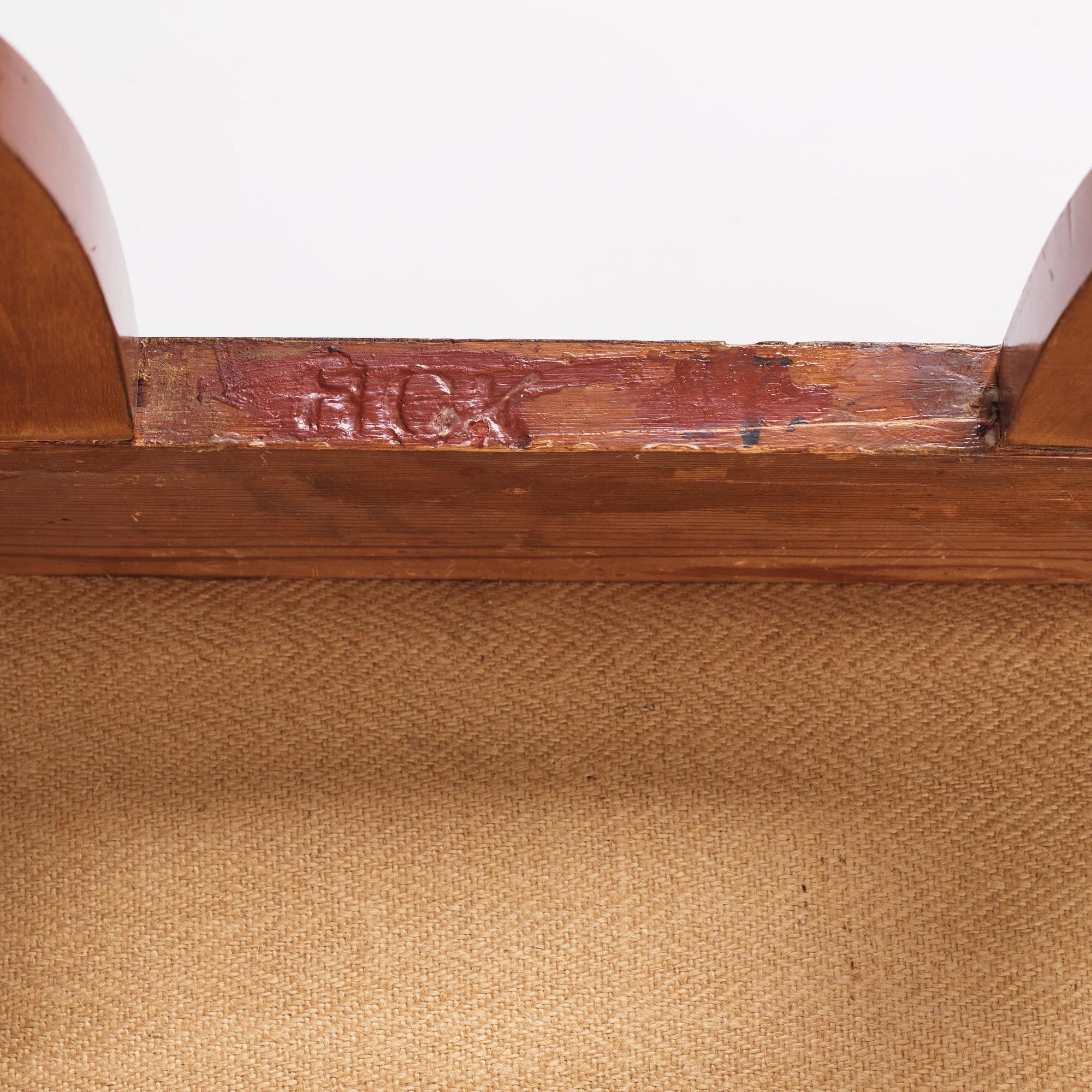 A pair of Swedish Royal Empire stools.