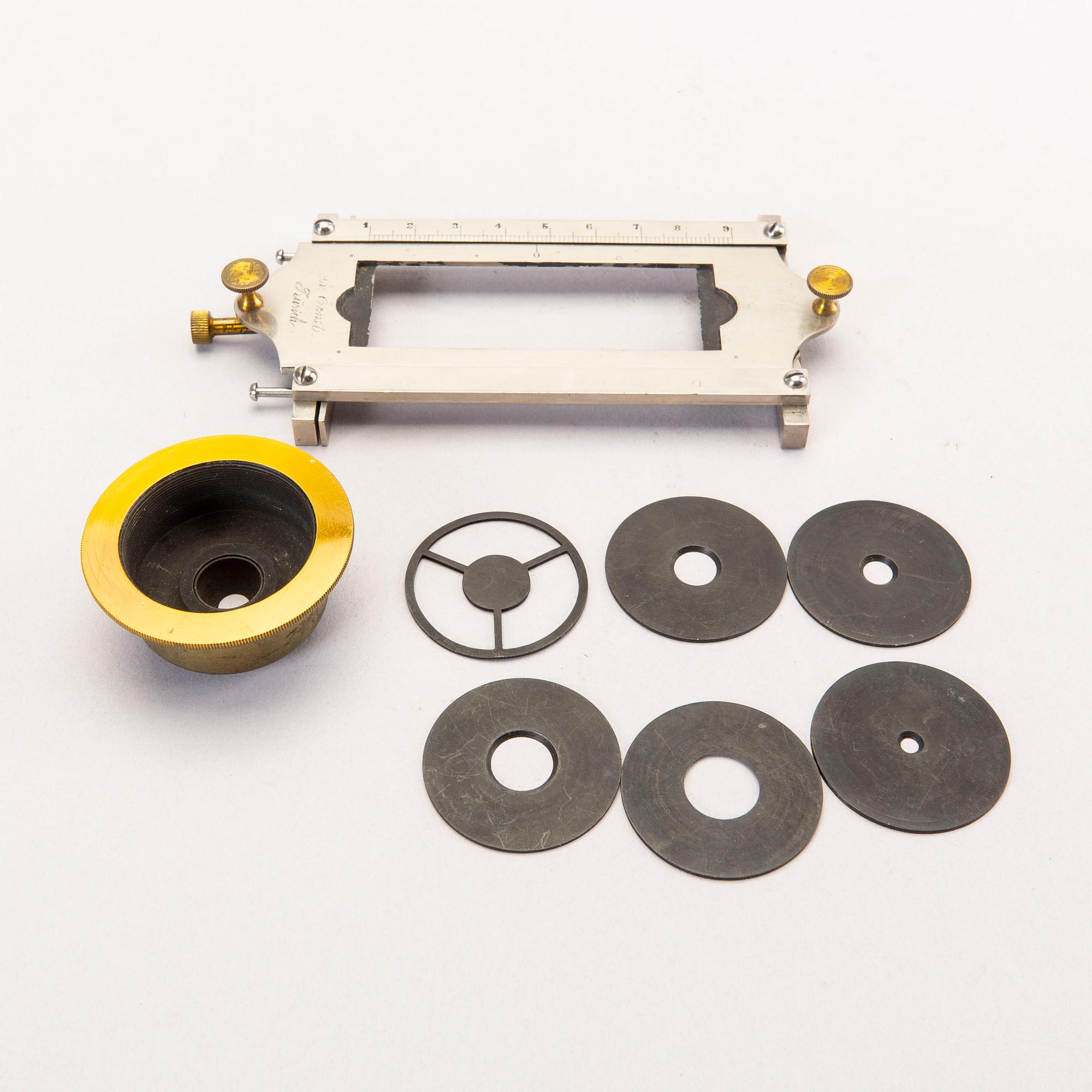 A Microscope and a Barograph first half of the 20th century.