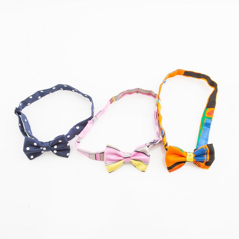 Hermès, dry flies, 3 pcs.