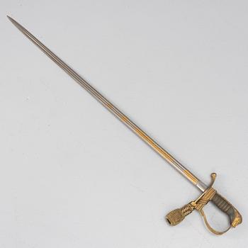 Sabre, Swedish m/1899, for infantry officer, with scabbard.