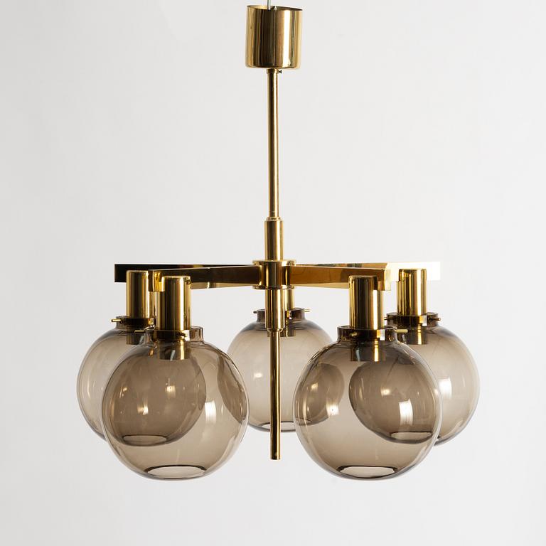 Hans-Agne Jakobsson, taklampa, modell 348/5, Markaryd, 1900-talets andra hälft.