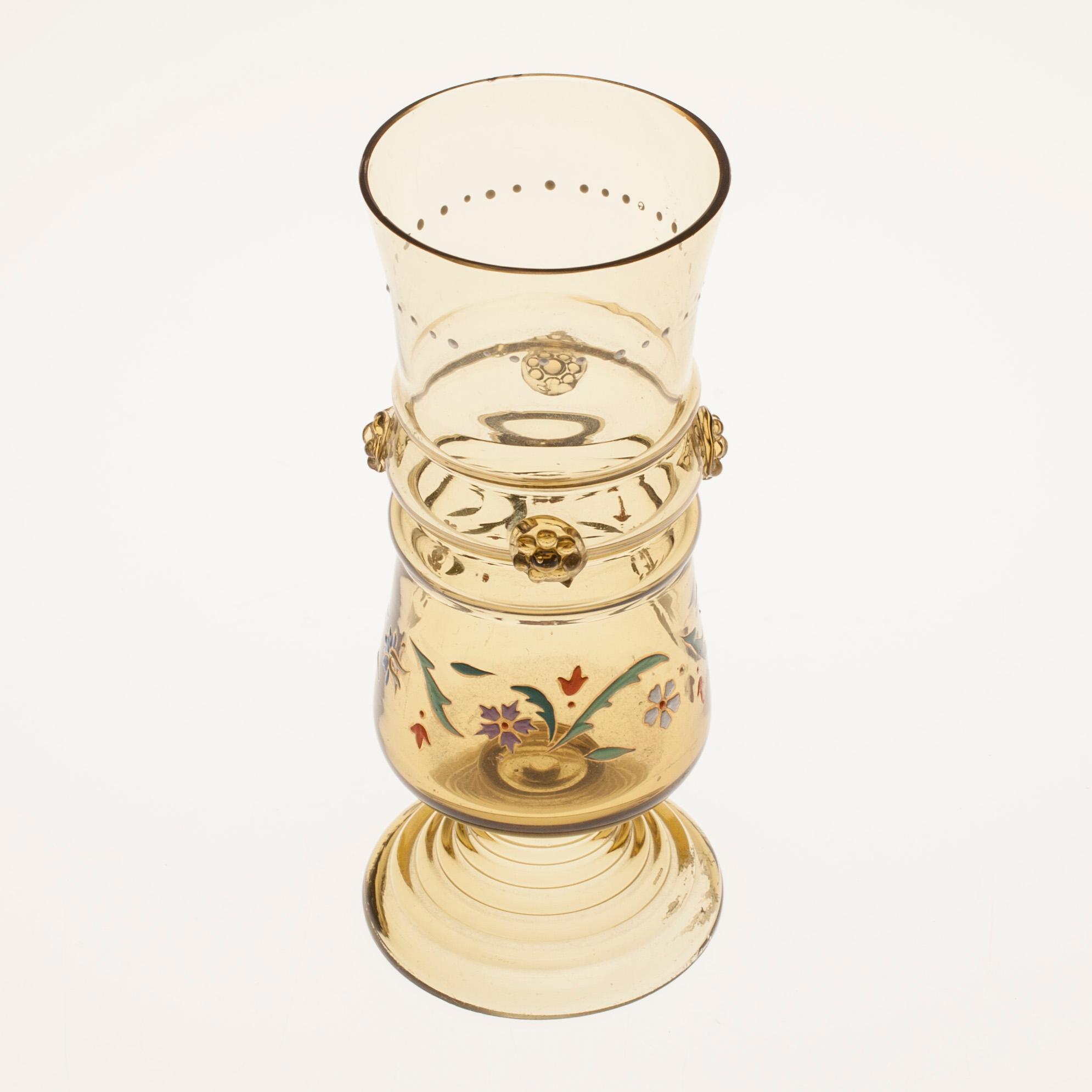 BÄGARE, glas, historismus, Tyskland, sekelskiftet 1800/1900.