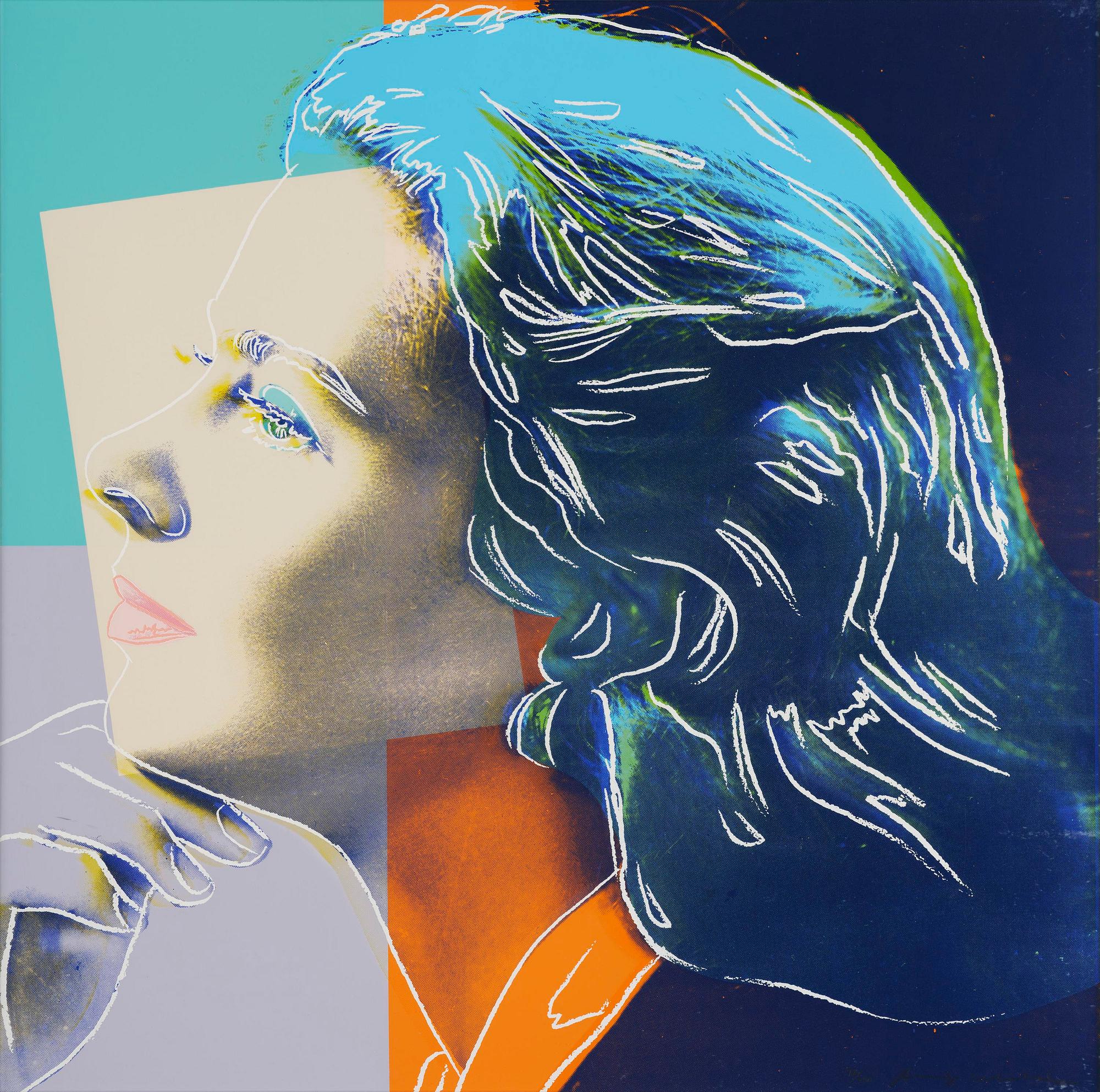 Andy Warhol, "Herself", from: "Three portraits of Ingrid Bergman".