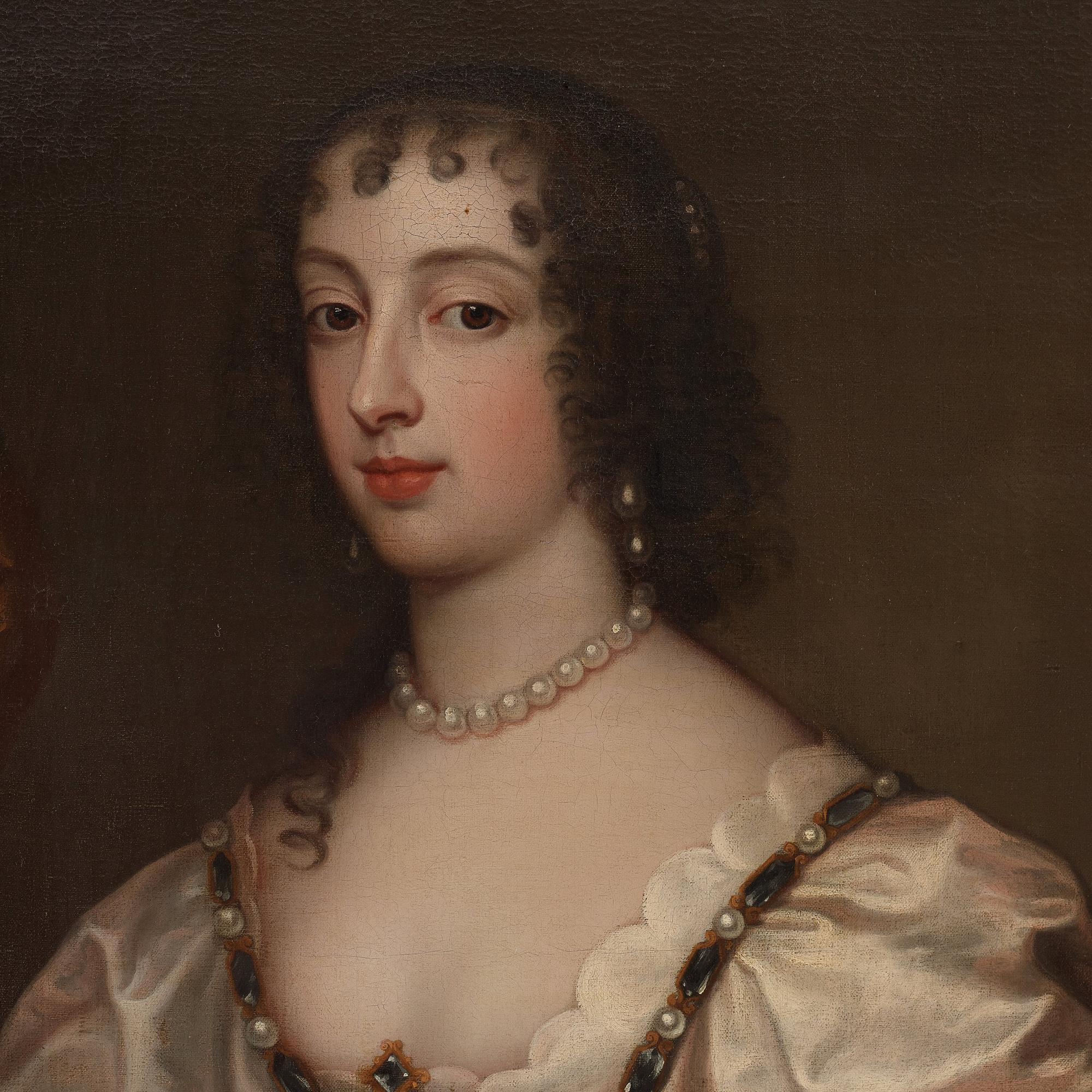 Antonis van Dyck Hans efterföljd, Kung Karl I av England (1600-1649) & drottning Henrietta Maria av England (1609-1669).