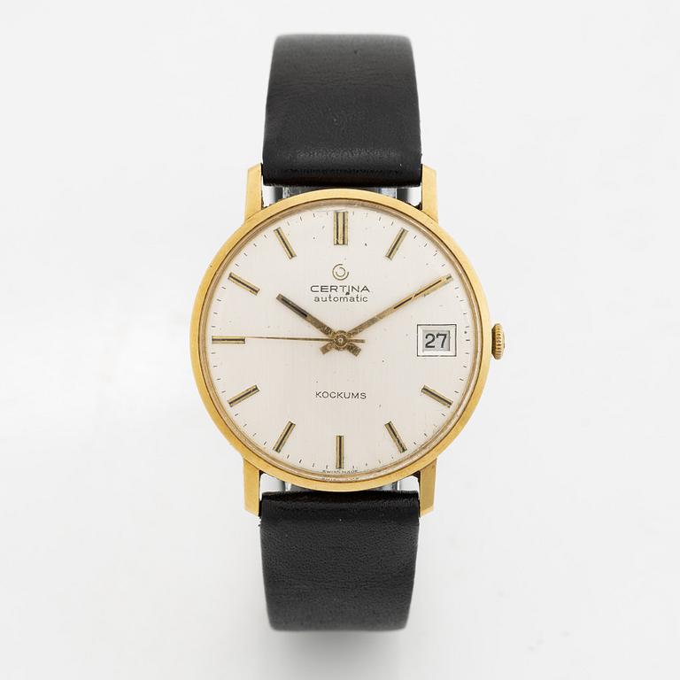 Certina, armbandsur, "Kockums", 34 mm.