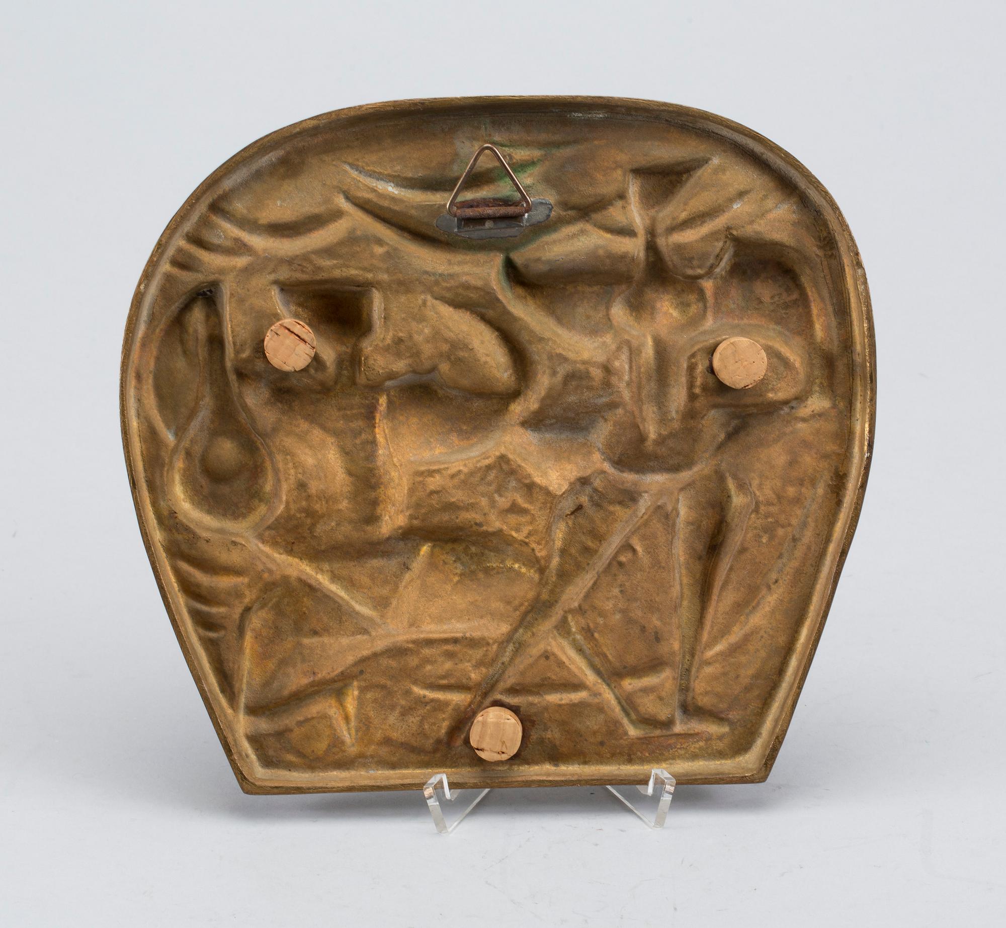 STIG BLOMBERG, relief, signerad.