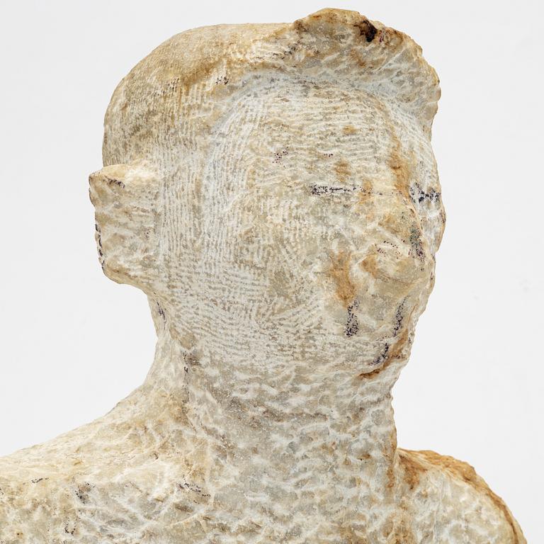 A stone sculpture, 20th century.
