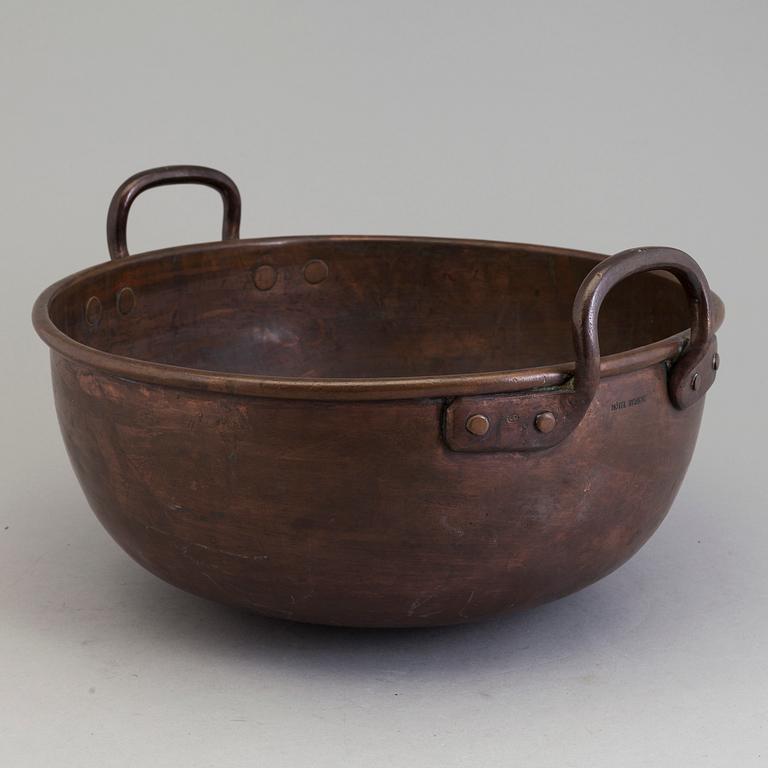 SYLTKITTEL, koppar, märkt Hotell Rydberg, 1800-tal.