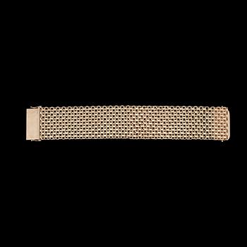 ARMLÄNK, 18k guld, total vikt ca 130 gram.