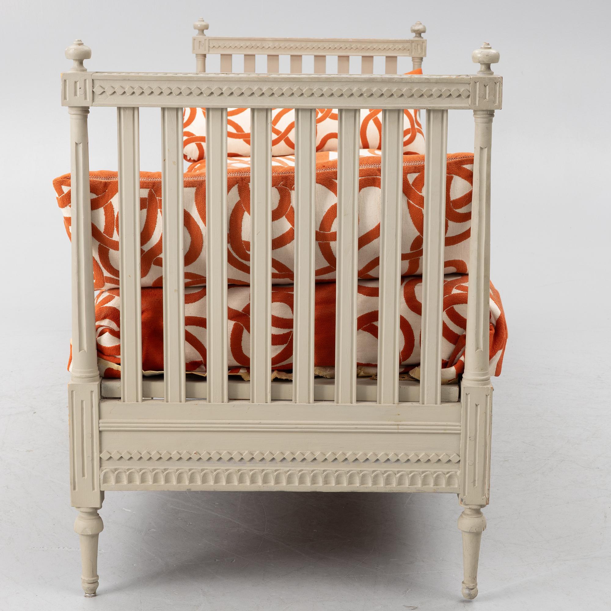 Bänk/soffa, 1800-tal, Gustaviansk stil.