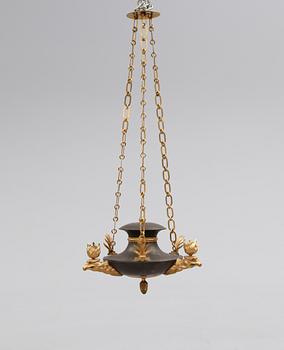 TAKAMPEL, empire, 1800-talets första hälft. Höjd ca 60 cm.