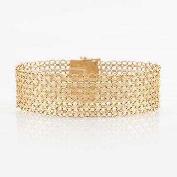 Bracelet, 18K gold, x-link.