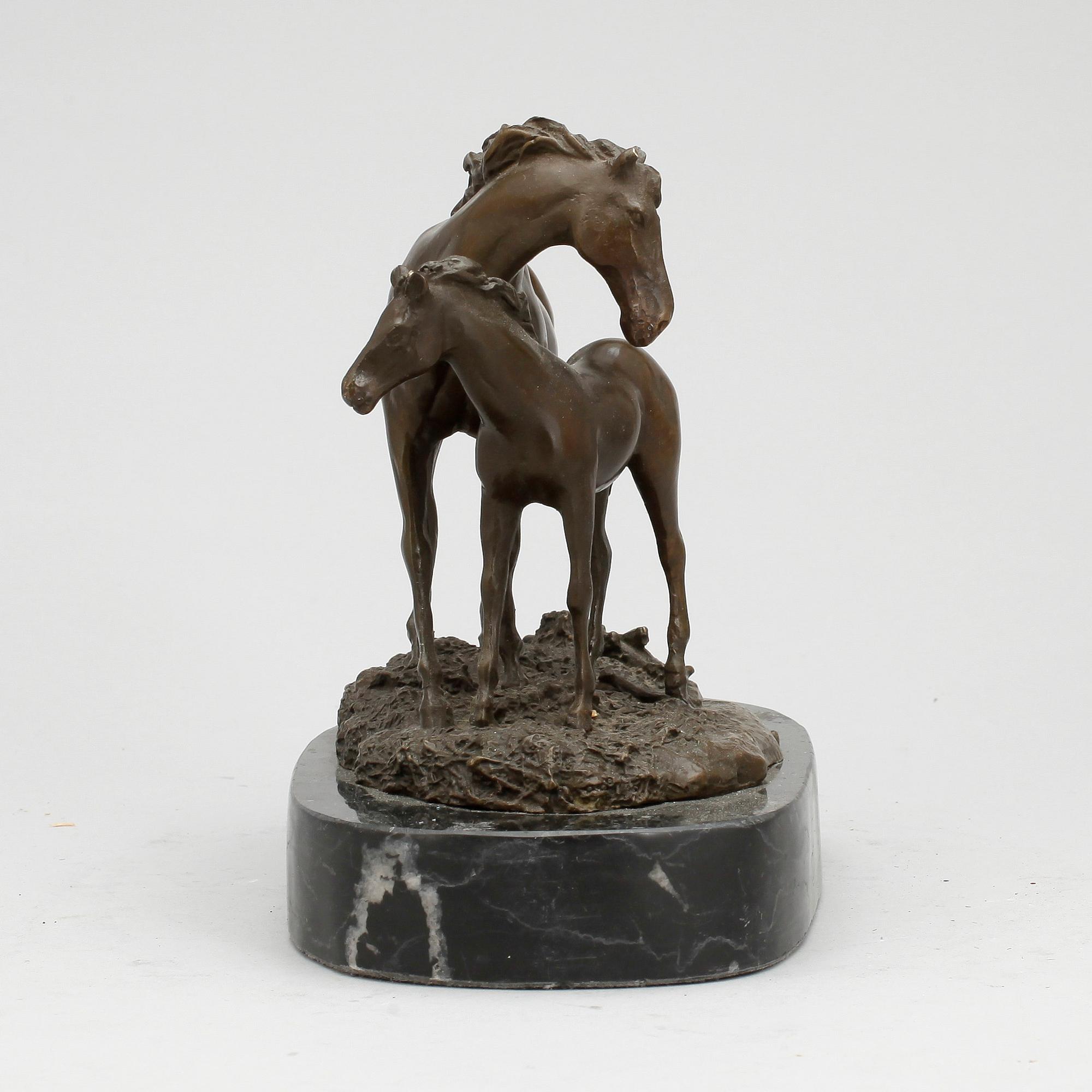 OKÄND KONSTNÄR, skulptur, brons. 1900-tal. Signerad Coreira.