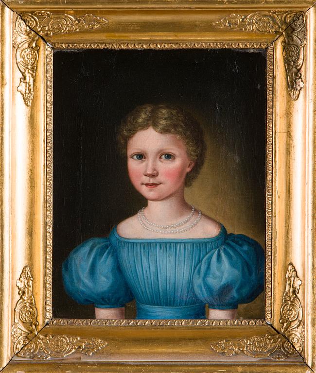 Christoffer-Wilhelm Eckersberg, hänen piirinsä, Tanskan prinsessa Caroline (1793-1881).