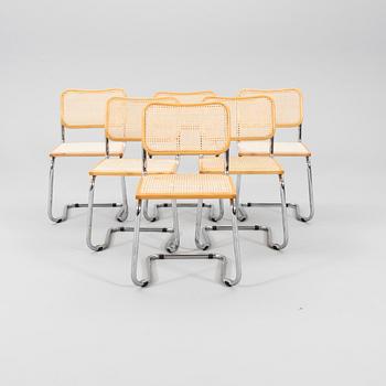 A set of 6 chairs, Italy from the second half of the 20th century.