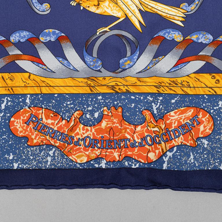 Hermès, scarf, "Pierres d'Orient et d'Occident".