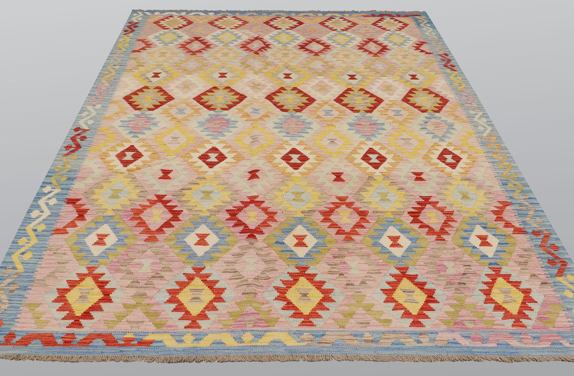 A carpet, Kilim, 297 x 205 cm.