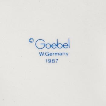Figurines a pair of Goebel Germany late 20th century porcelain.