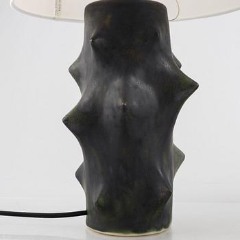 Knud Basse, a pair of  "Rosentorn" table lamps, Michael Andersen & Son, Denmark.