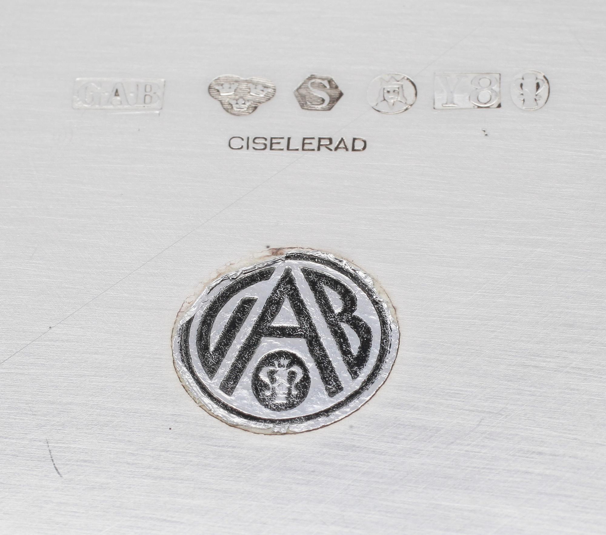 SKÅL, silver, GAB, Stockholm 1949. Vikt ca 279 gram.