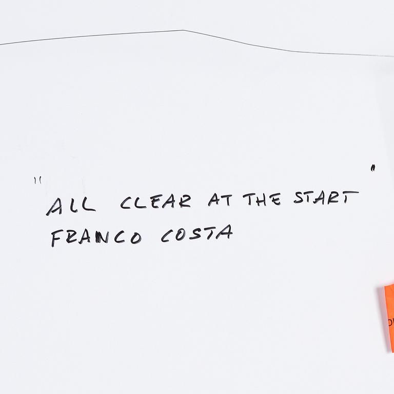Franco Costa, silkscreen in colours, signed 22/30 AP.
