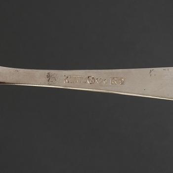 a 80 pcs silver cutlery by Jacob Ängman, GAB, late 20th century.