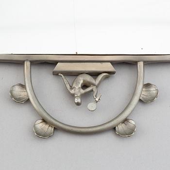 Two pewter wall sconces from Firma Svenskt Tenn, 1925.