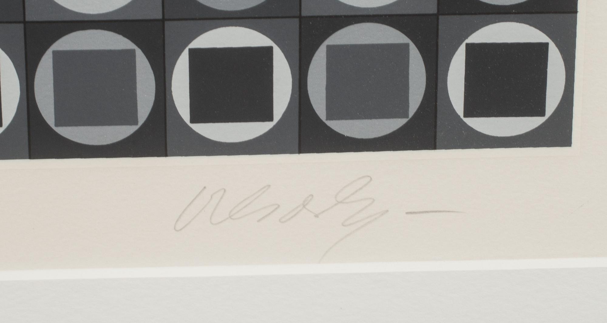 VICTOR VASARELY, färgserigrafi. Signerad och numrerad EA XX/XXV.
