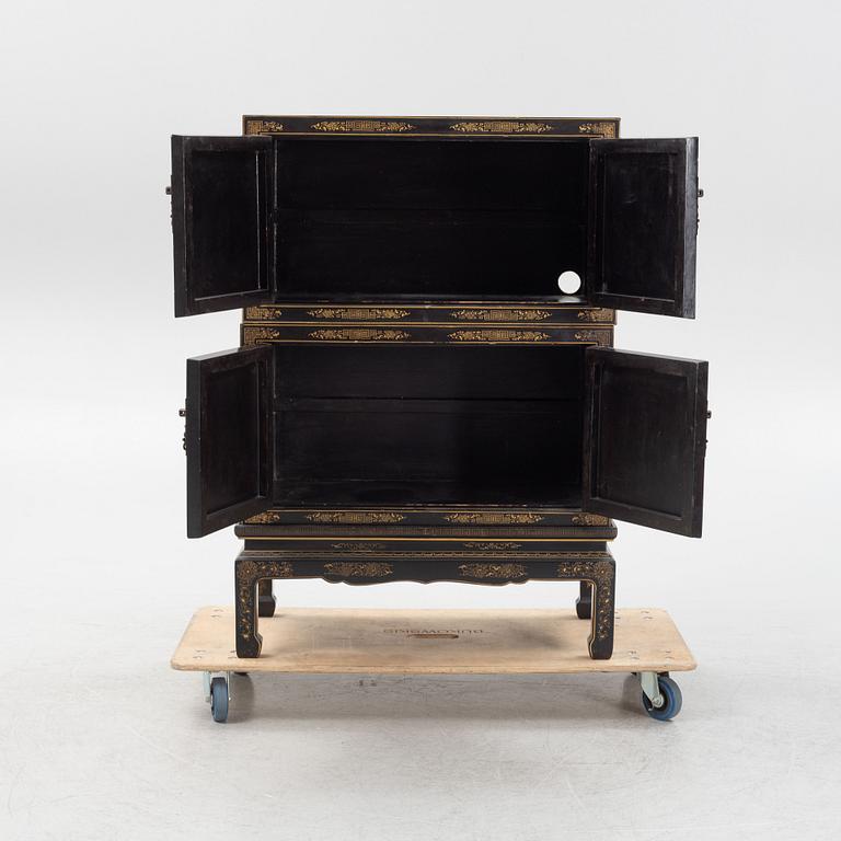 A Chinese lacquer-ware cabinet, 1960's/70's.